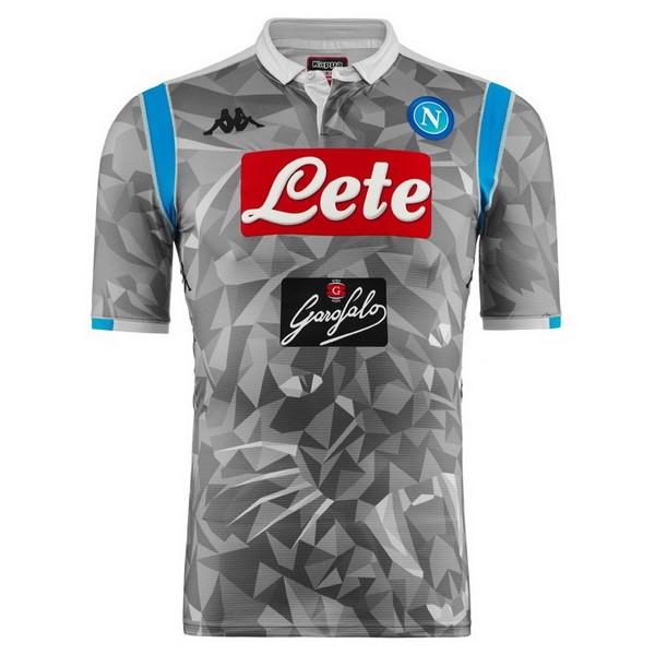 Camiseta Napoli Replica Tercera Ropa 2018/19 Gris